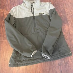 L.L. Bean women’s half zip pullover jacket size medium